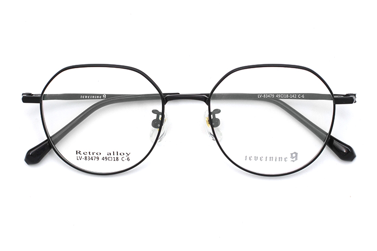 إطارات العين البصرية - أسود