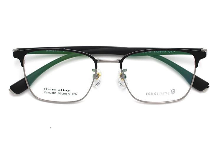 إطار Chasma مستطيل - أسود وبندقية