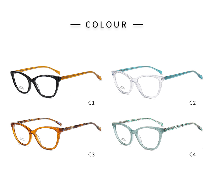 نظارات إطار شفاف عين القطة - 