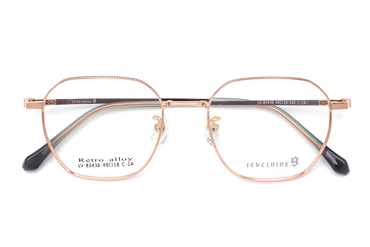 إطارات بصرية كبيرة - ذهبي وأسود