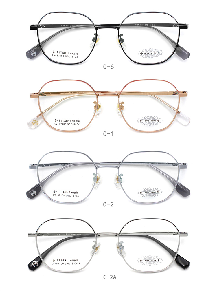 إطارات بصرية من التيتانيوم عالية الجودة