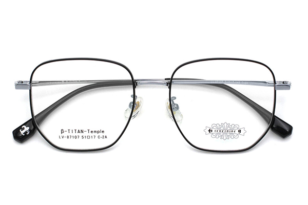 الجملة إطارات النظارات التيتانيوم 87107