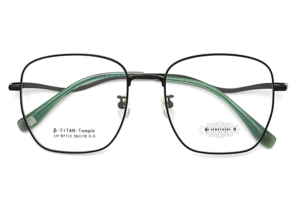 الجملة إطارات النظارات التيتانيوم 87112