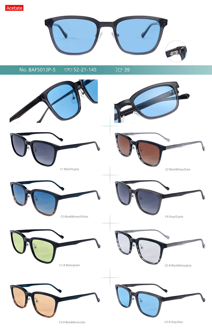 الجملة خلات النظارات الشمسية-BAF5013PS
