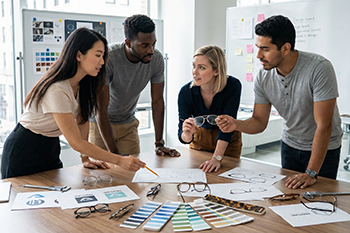 إطارات النظارات المخصصة OEM لماركات النظارات الناشئة مع تخصيص الشعار وموك منخفض