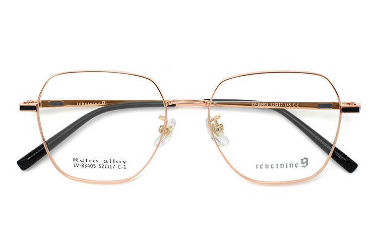 نظارات معدنية - ذهبي