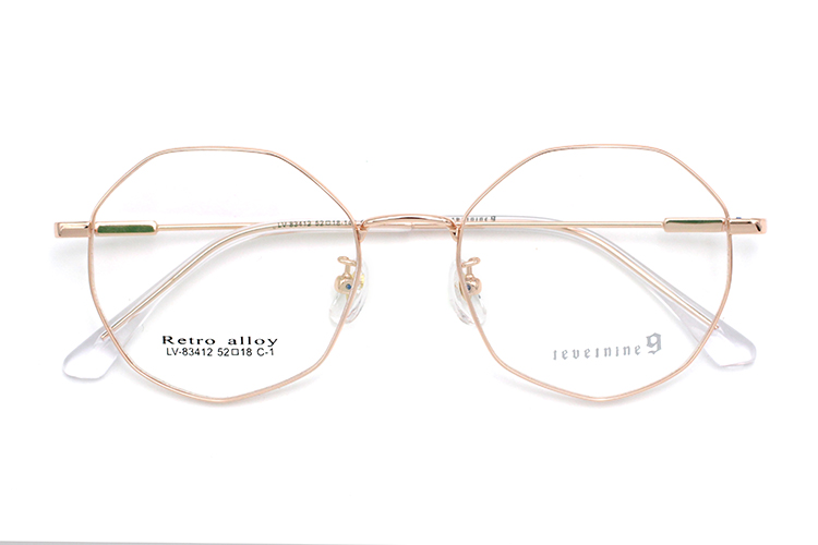 نظارات معدنية - ذهبي