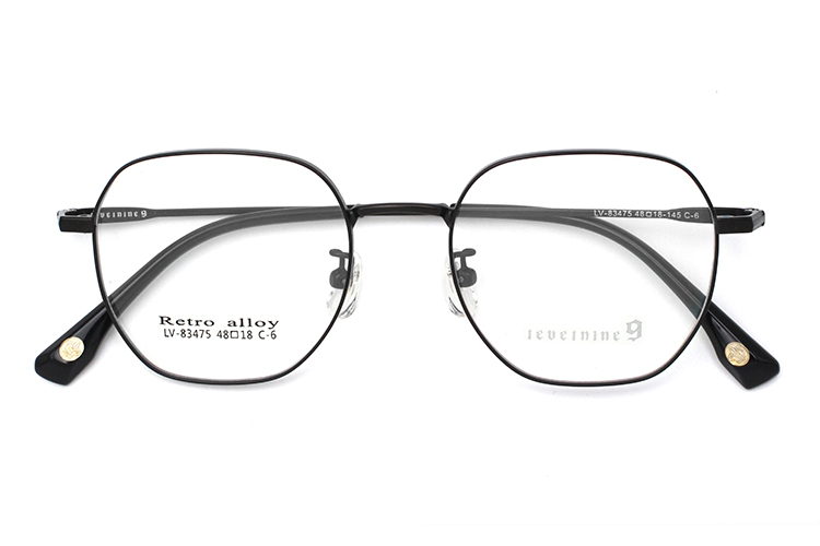 إطار معدني بصري - أسود