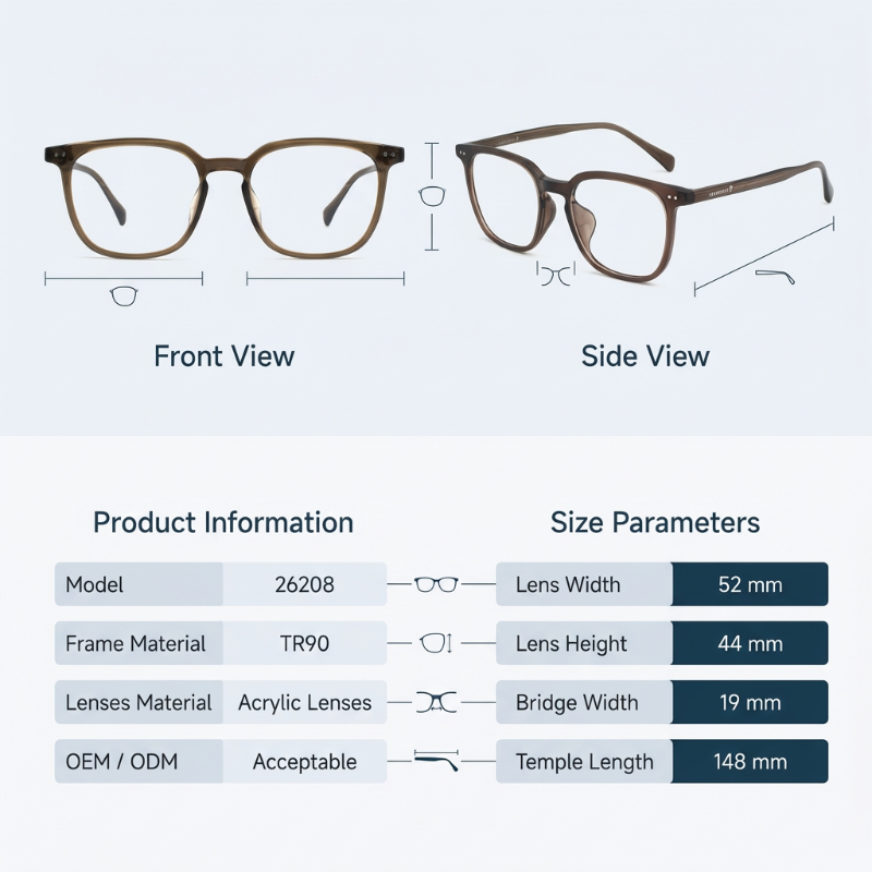 إطارات النظارات من LevelNine 26208 TR9000001 