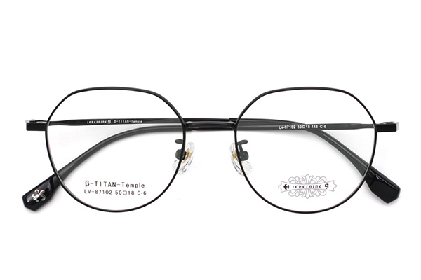 الجملة إطارات النظارات التيتانيوم 87102