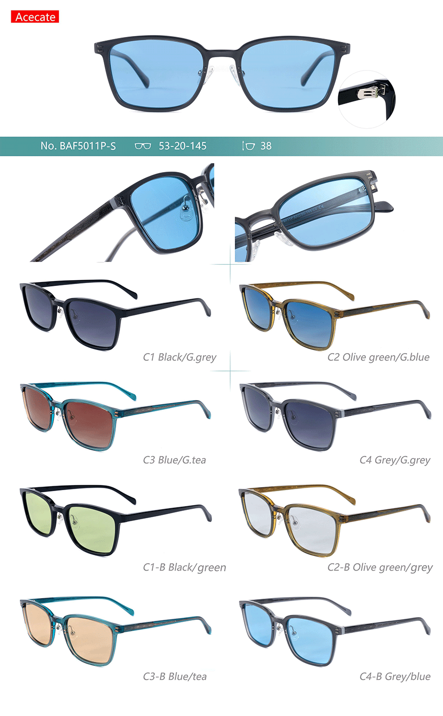 الجملة خلات النظارات الشمسية-BAF5011PS